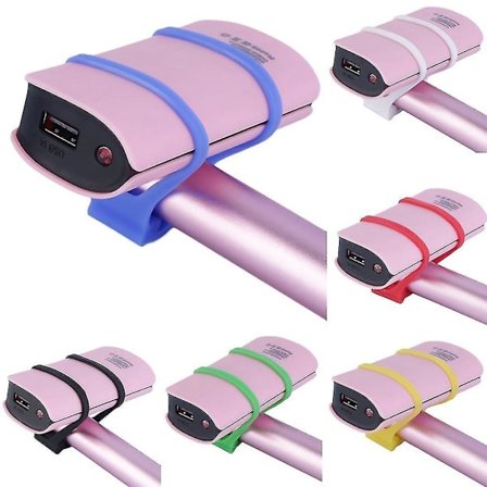 Sykkel Lys Holder med Silikonrem