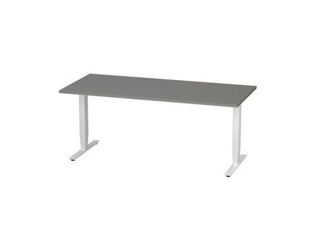 deNord Design Bord höj/sänk Pro 1800x800 grå/vit - Lyreco - Kontorsmöbler och inredning - Bord och hurtsar - Skrivbord - Höj/sänkbar