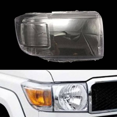 Auton vasen ajovalon kuori, lampunvarjostin, läpinäkyvä linssi, ajovalon suojus Land Cruiser Fj70 Tr:lle
