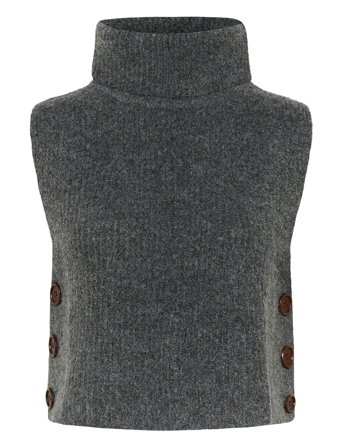 Cream | Crstarfi Short Knit Slipover | M/L