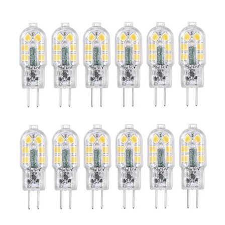 Tomshine G4 LED-lamput 12 kpl lämmin valkoinen