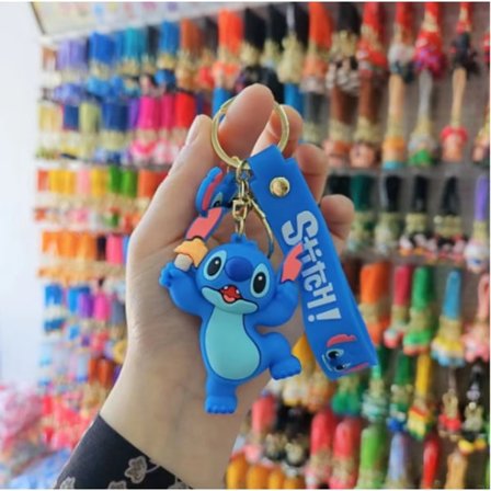 Creative Cartoon Keychain Ornament Stitch Pars handväska docka - high quality