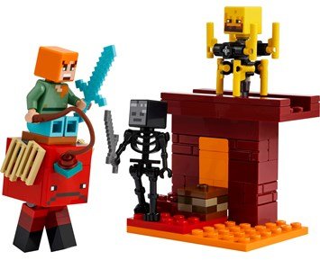 LEGO Minecraft Lavastriden i Nether 21266