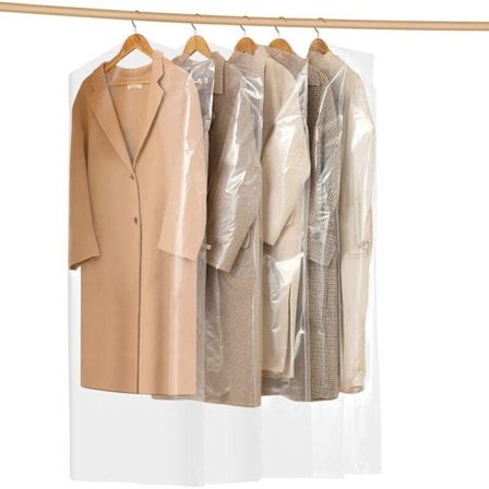 30 Kappaletta Vaatesuojuksia Pölytiivis Suoja Pölytiivis Pussi Läpinäkyvät Suojukset Mekkoille Puvuille Takeille 60 x 120 cm