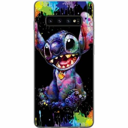 Samsung Galaxy S10 Genomskinligt Skal Lilo And Stitch