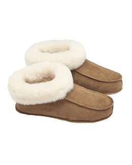 Fåreskind tøffel beige 41 Beige