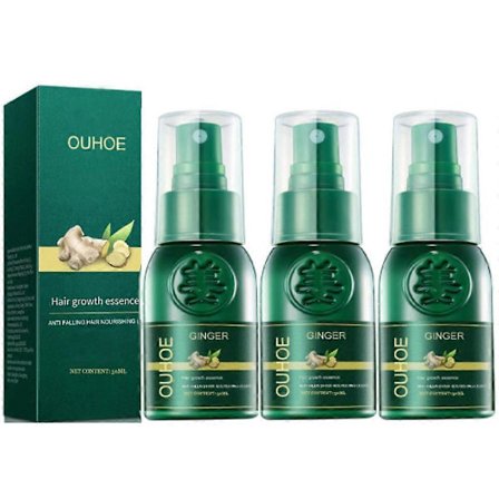 Ginseng Hårserum For Menn Kvinner Nærer Hodebunnen Styrker Roten Reparerer Skadet Hår Urte Hårpleiespray