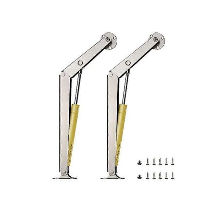 2 stk. Gassfjær Lokkstøtte, sikkerhetshengsler for lekekasse, tatami-støtter Gassfjær Hydraulisk Stang, for kjøkkenskapdør