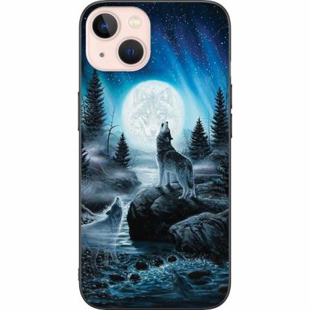 Apple Iphone 14 Svart Skal Wolf / Varg