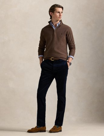 Polo Ralph Lauren 32/2 Cotton-Lsl-Plo - Brown - XS