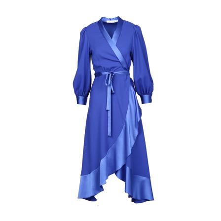 Simona Corsellini Maxi Dresses , Blauw , Dames , Maat: S Maxi jurken