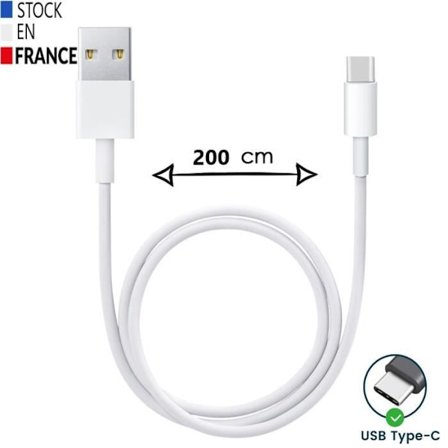 USB Type C-kabel til Sony Xperia 10 III Lite - Hurtig opladning-synkroniseret dataoverførsel - 2 meter kabel