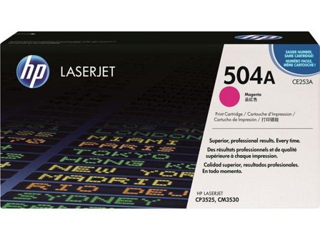 HP 504A - magenta - original - LaserJet - tonerpatron (CE253A)