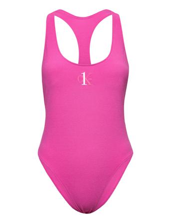 Racer Back Piece-Rp Badedragt Badetøj Lyserød Calvin Klein