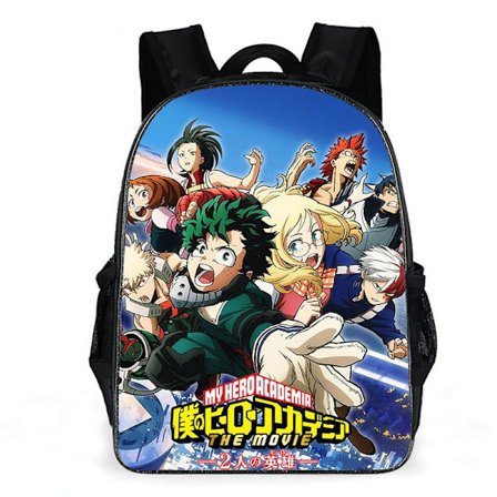 My Hero Academia student skolväska My Hero Academia grundskola och högskola skolväska barnryggsäck för män och kvinnor-D6 My Hero Academia 013