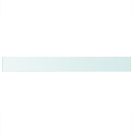 Vidaxl Hyllplan Glas Genomskinlig 110x12 Cm Transparent