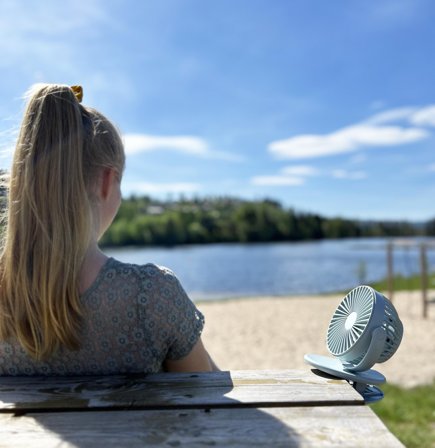 Xiaomi Solove F3 oppladbar bordvifte Blågrå, 2000mAh, USB-C