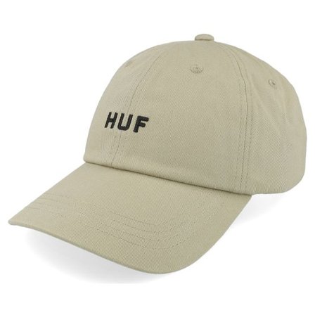 HUF - Beige unconstructed Keps - Set Og Cv 6 Panel Hat Oatmeal Dad Cap @ Hatstore