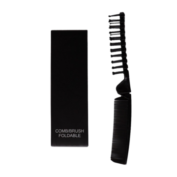 Kam/borste Vikbar Black Line