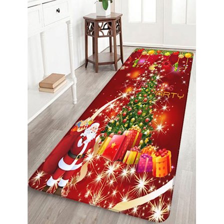 Juldekorationer Mattor God Jul Inomhus Mattor Inredning God Jul Dekorativa juldekorationer Prydnader Festdekor Presenter (D 40x120CM)