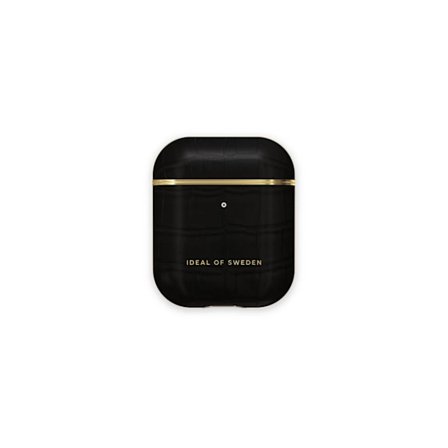 iDeal of Sweden AirPods Gen 1/ 2 fodral -Jet Black Croco)