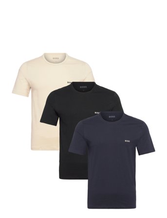BOSS Tshirtrn 3P Classic - Cream - M