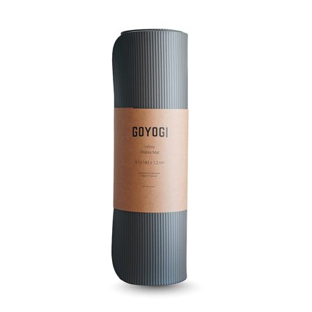 GOYOGI Infinity Pilates Mat Dark Olive, Sport & Velvære, Yogaudstyr, Yogamåtter