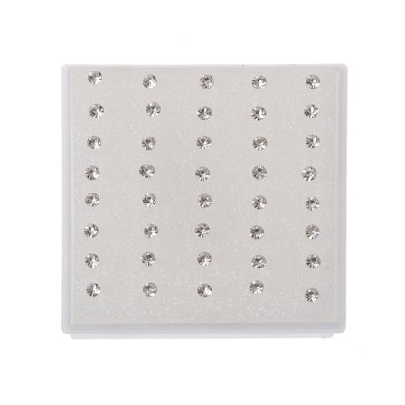 20 par faux för strass dubbar 2-5 mm öronstift Haköronnålar Smycken Deo