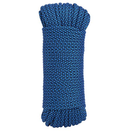 Paracord för utomhusbruk, 9-kärnig, militärstandard, för överlevnad, camping, klättring (31 m, blå)