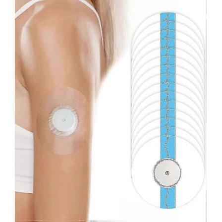 Freestyle Libre 3 Sensor, 45 Stk. Freestyle Libre 2 Gennemsigtige Plastrer Freestyle Libre Til Freestyle Libre 1 2 Og 3 Sensorer Selv Ny(EPB17)