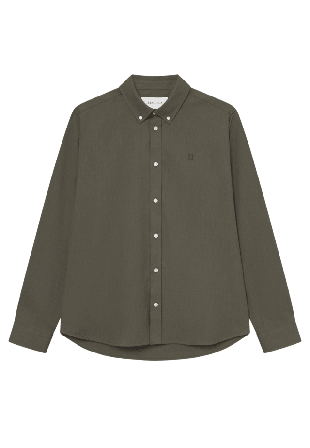 LES DEUX Desert Reg Shirt Skjortor Herr Grön S
