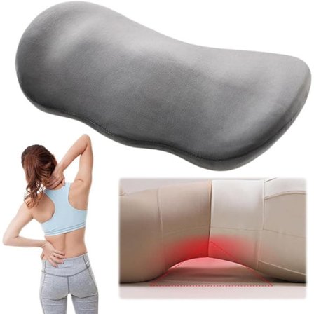 Rygpude med ryglæn til kontorstol og bil - Ergonomisk lændepude_TF_TF