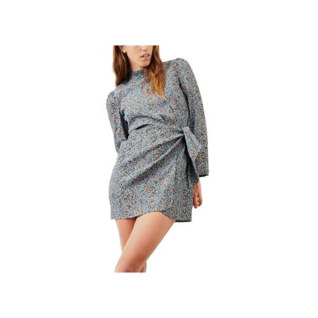 Sessun Marikyu short wrap Kjole Blå, Dame