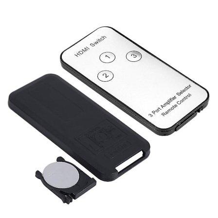 3-ports 1080p HDMI-bryter/splitter med IR-fjernkontroll for HDTV, PS3