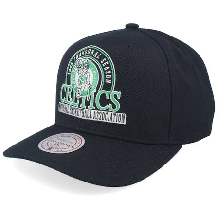 Mitchell & Ness - NBA Zwart adjustable Cap - Boston Celtics Inaugural Team Pro Crown 1946 Black Adjustable @ Hatstore