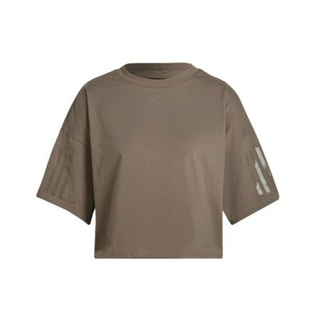 Adidas Originals, T-Shirts Bruin, Dames, Maat:S