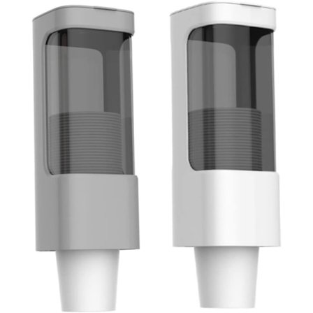 Engangs kop dispenser vægmontering træktype papir kopholder arrangør maskine grå vægmontering engangs kopper dispenser