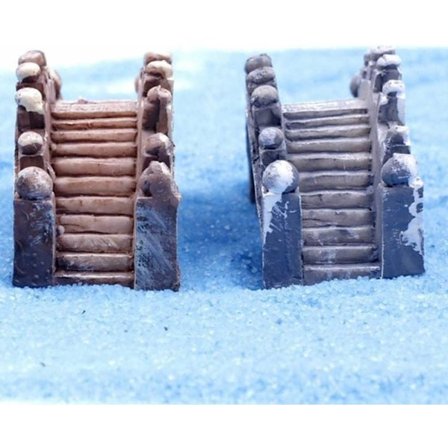 Kobashi Miniatyr Akvarium Dekorationer (2-pack)