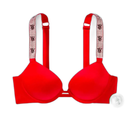 Röd push-up bh från Victoria's Secret