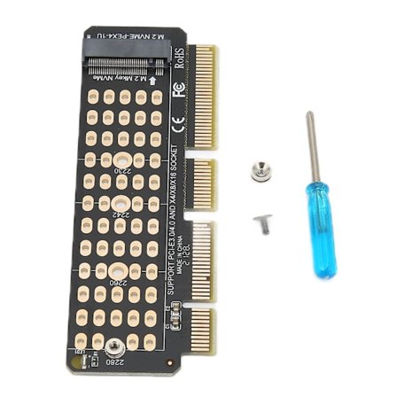 NVME Riser-kort M.2 til PCIE4.0 Stabil Ytelse PCEX4/X8/X16 Kortspor Grensesnitt Utvidelseskort