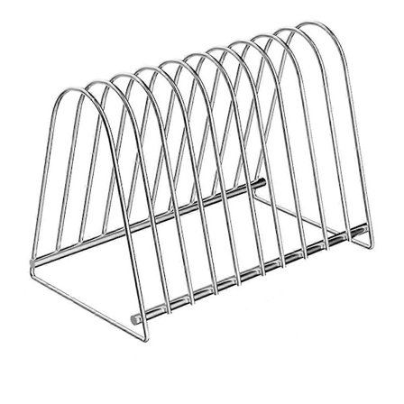 Vinyl Plate Hylle Oppbevaringsholder for Vinylplater Tørkebord Platehylle 10 Rom