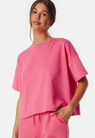 Pieces Pcchilli Summer Loose Sweat Hot Pink Klær
