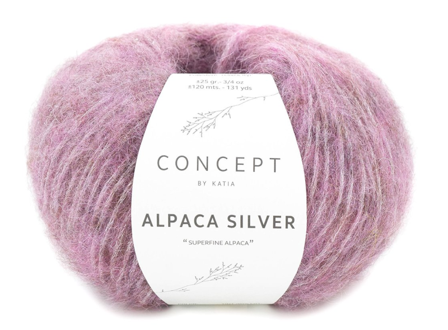 Katia Alpaca-Silver Mørk-Rose-Silver 267, 25g