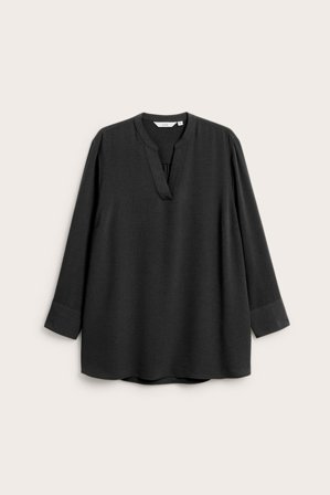 Kappahl | Blus med v-ringning | Svart