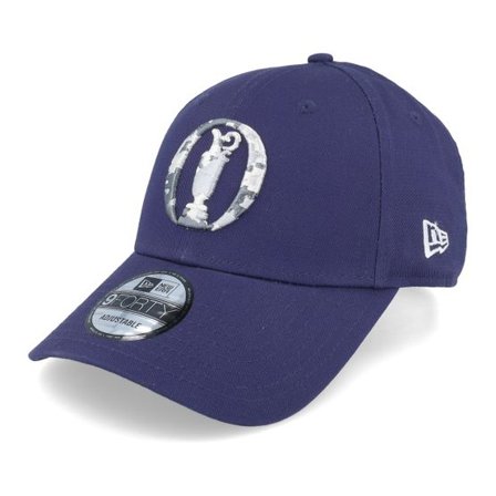 New Era - Blå adjustable Keps - Opench Camo Infil 9FORTY Royal Adjustable @ Hatstore