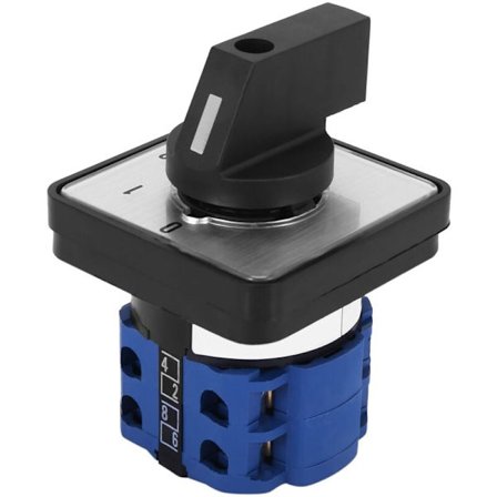 Kytkin 660V 20A 4-asentoinen 2-napainen pyörivä valitsin Yleiskäyttöinen pyörivä nokka Vaihtok kytkin Sähkömoottorin kääntök kytkin