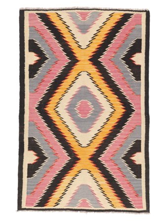 Handgewebt Kelim Modern 94X148 Wollteppich Klein