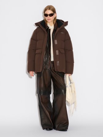 Holzweiler - Besseggen Down Jacket - Dk. Brown - Womens - XXS