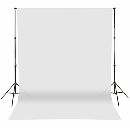 Vorallme Fotostudio Bakgrunn Grønn Hvit Svart Skjerm Chromakey 1.6m Bred Bakgrunn