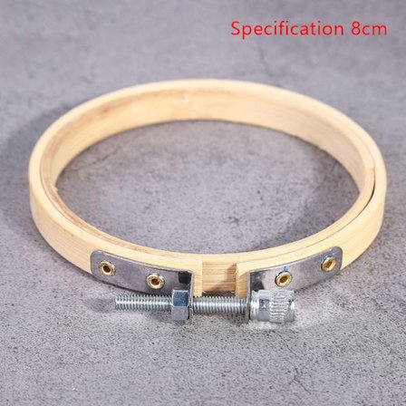 Bambu Ram Broderi Hoop Ring DIY Broderi Målning Cross